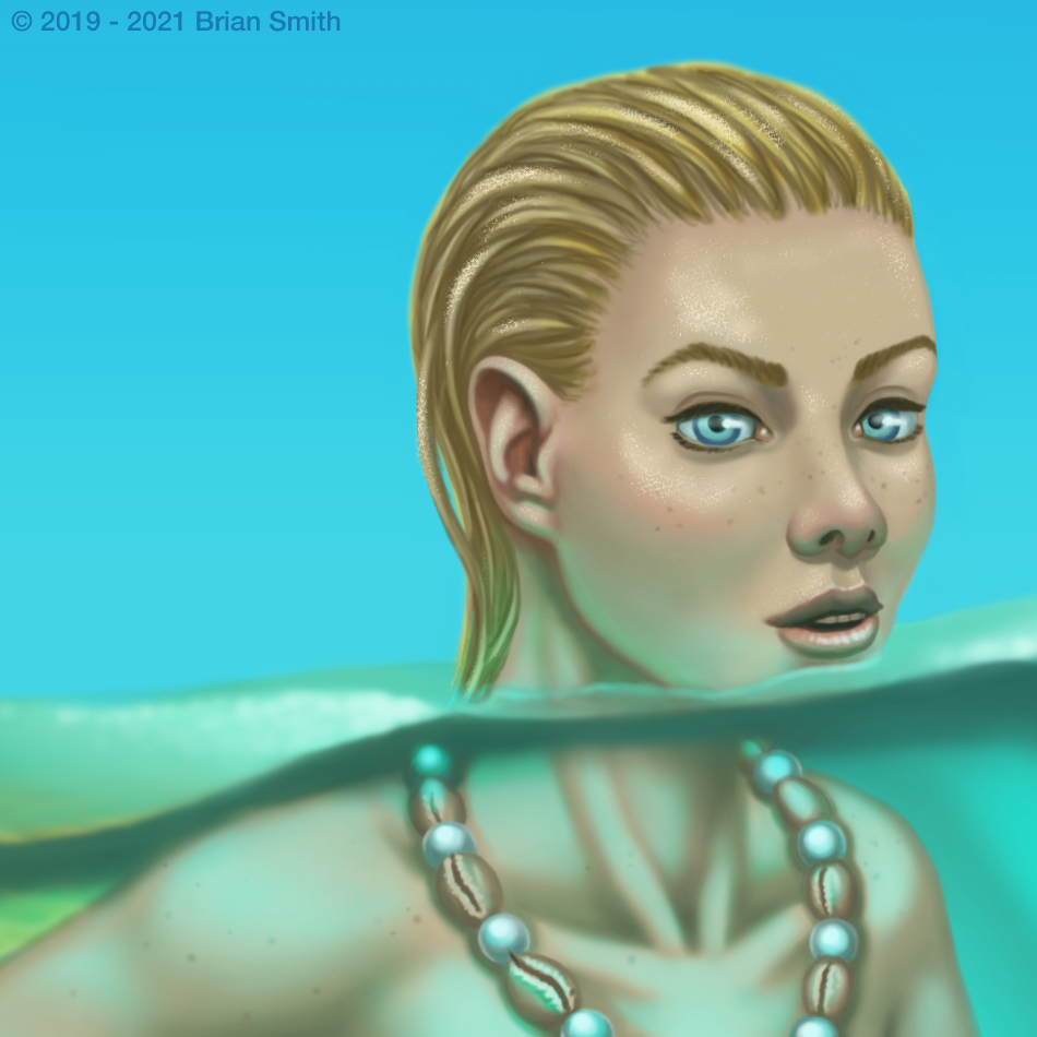 Mermaid close-up