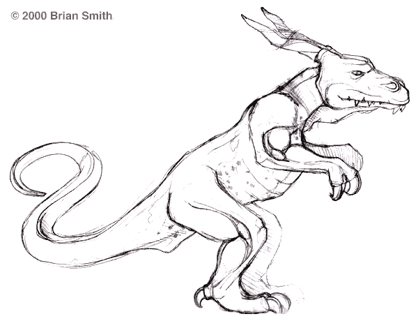 Scorch dragon sketch